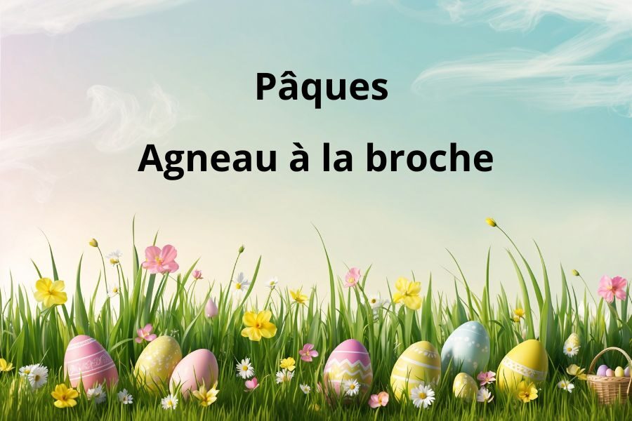 Pâques agneau à la broche